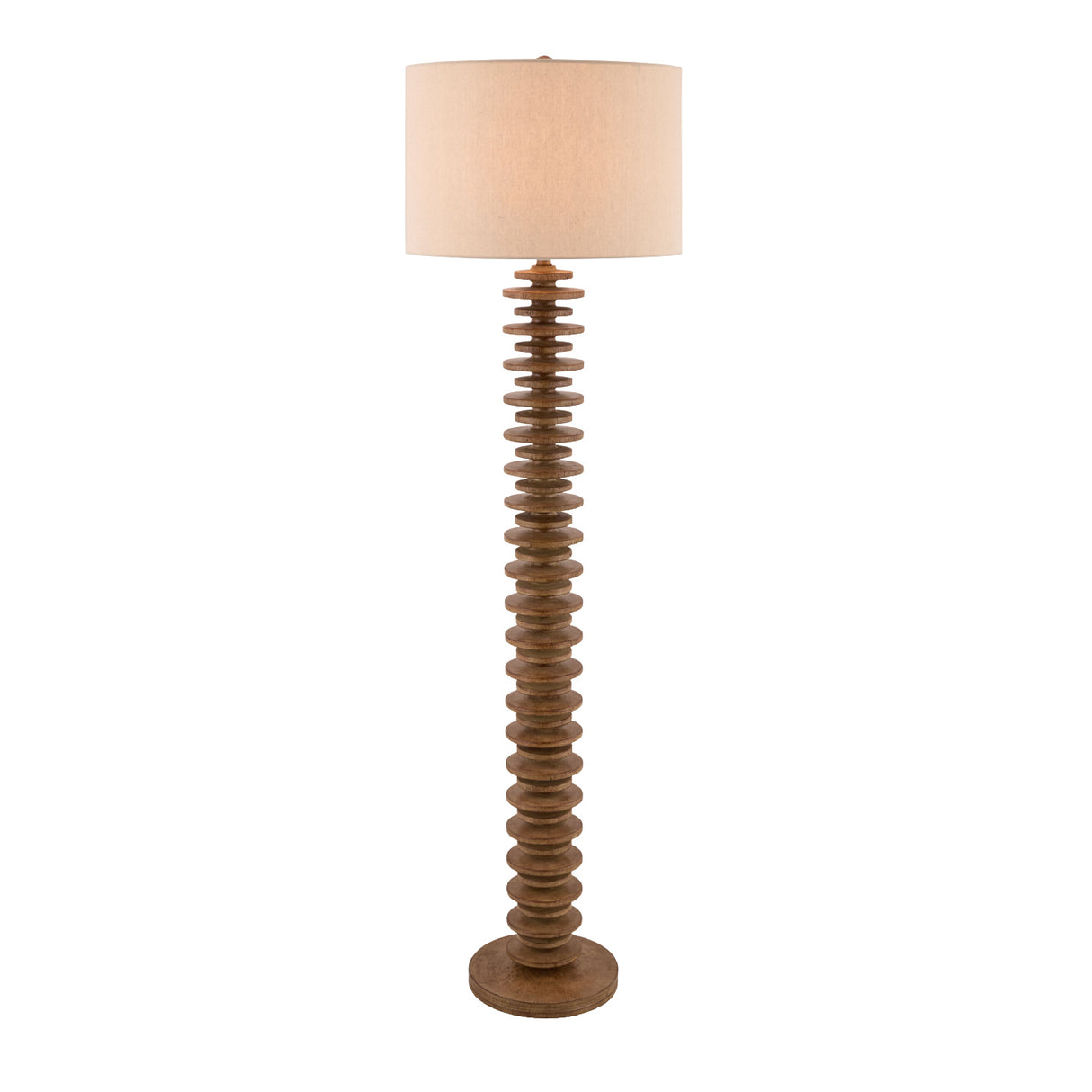 Modern European furniture - Stacked Circular Base Floor Lamp - www.oroa.com | Oroa.com