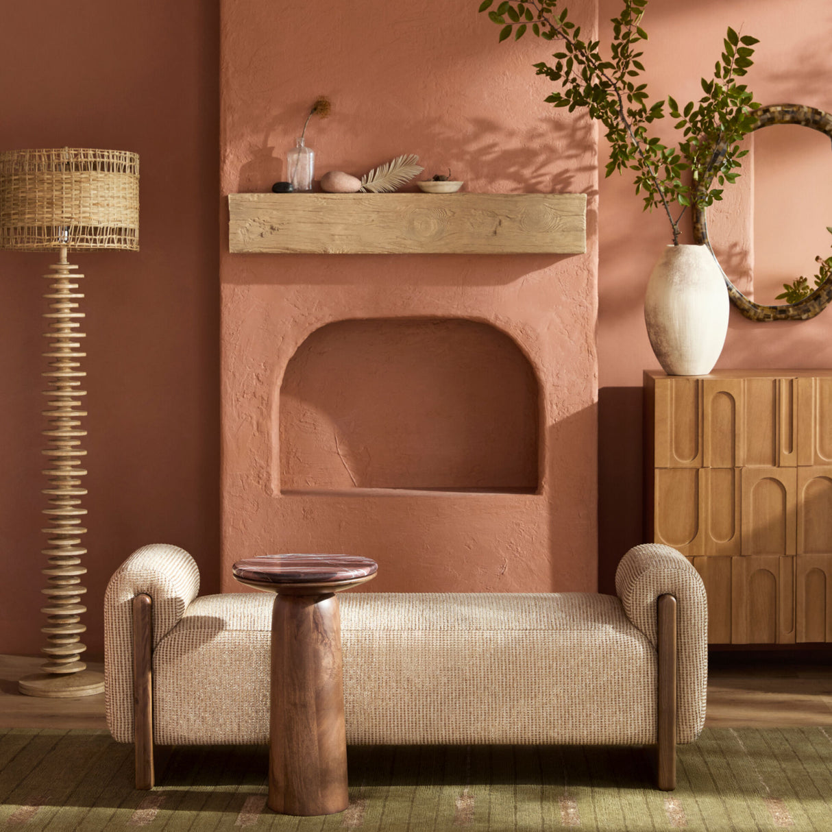 Modern European furniture - Stacked Circular Base Floor Lamp - www.oroa.com | Oroa.com