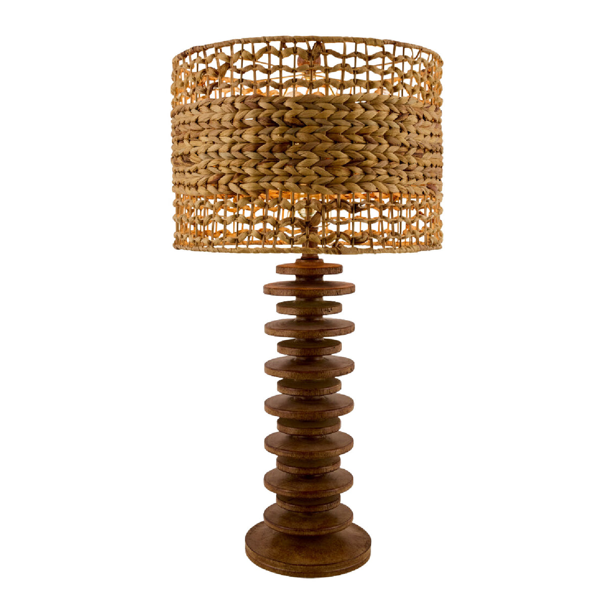 Modern European furniture - Braided Seagrass Accent Table Lamp - www.oroa.com | Oroa.com
