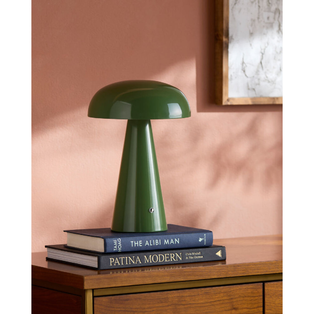 Modern European furniture - Hand-Painted Semi-Dome Table Lamp - www.oroa.com | Oroa.com