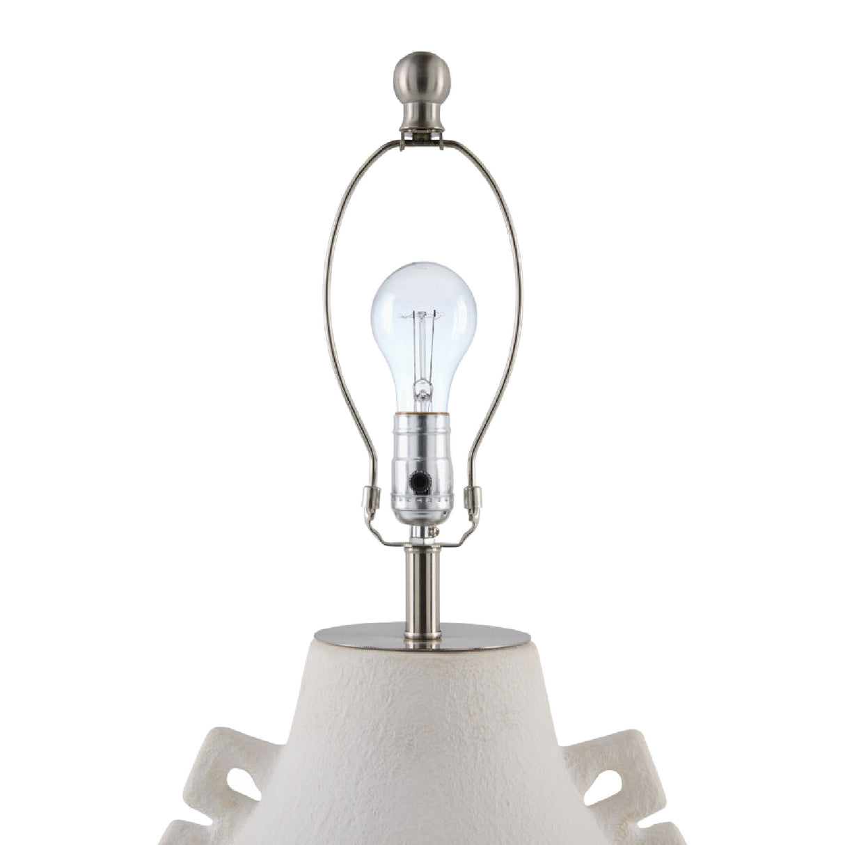 Modern European furniture - Glazed White Ceramic Table Lamp - www.oroa.com | Oroa.com