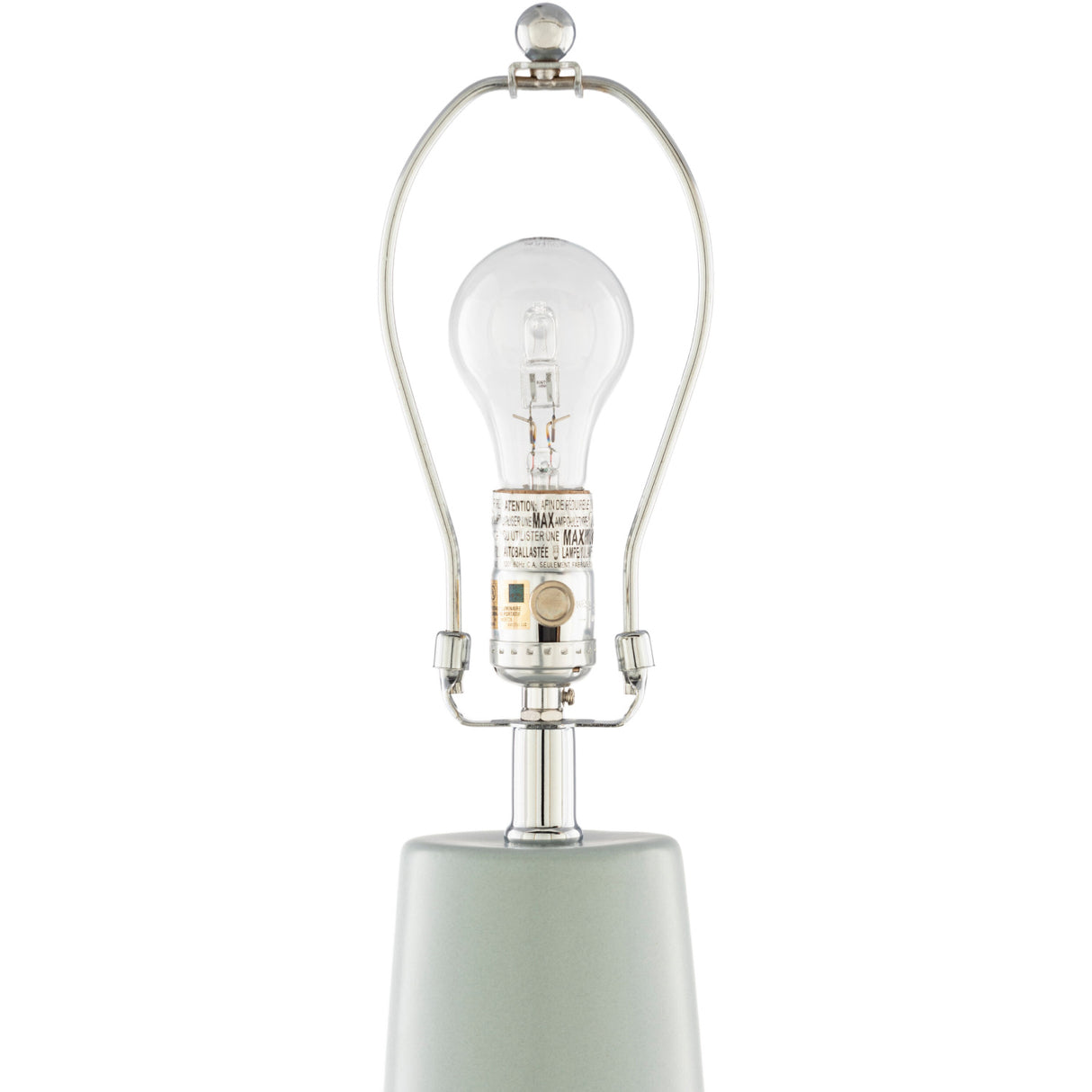 Modern European furniture - Pale Blue Ceramic Table Lamp - www.oroa.com | Oroa.com