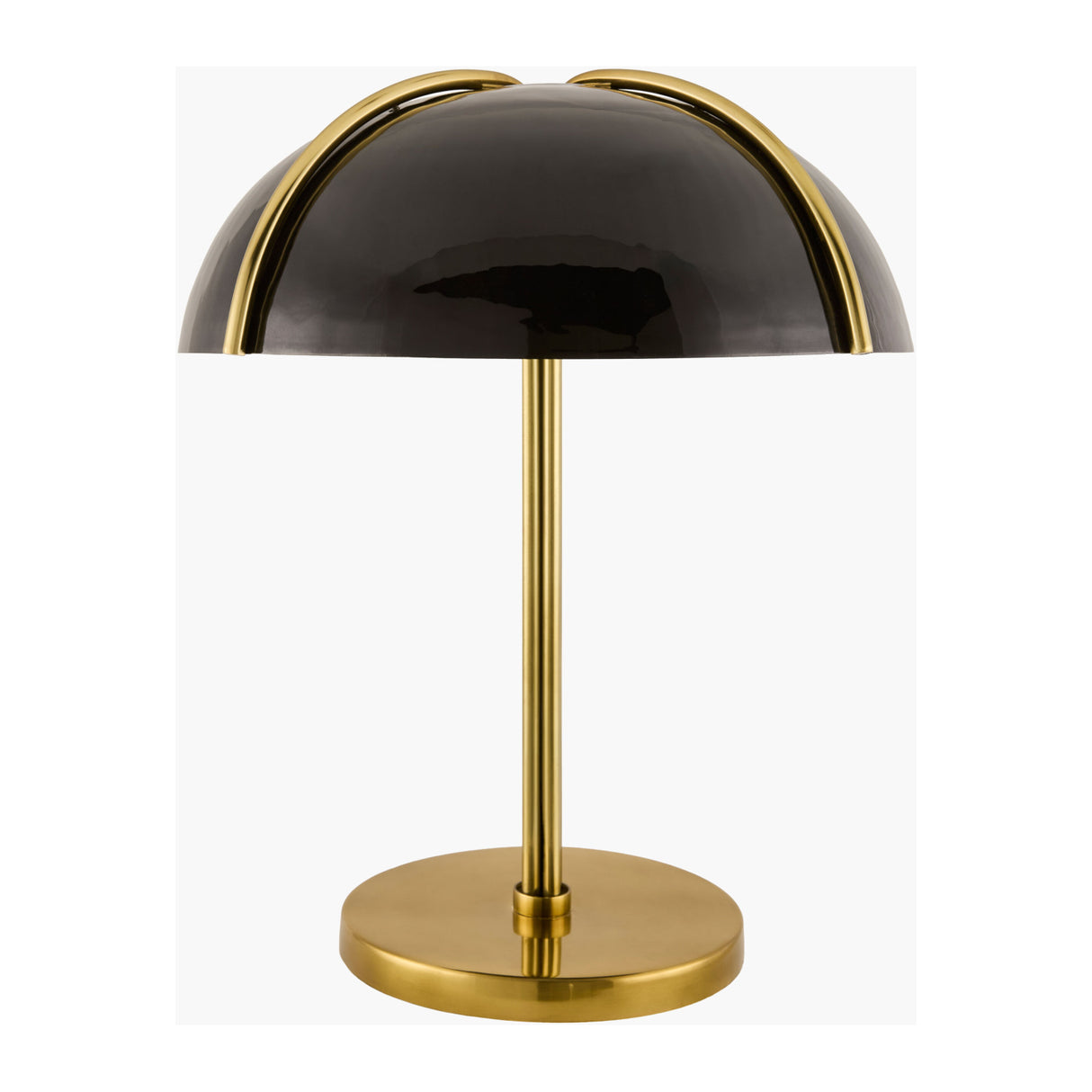 Modern European furniture - Black Metal Dome Table Lamp - www.oroa.com | Oroa.com