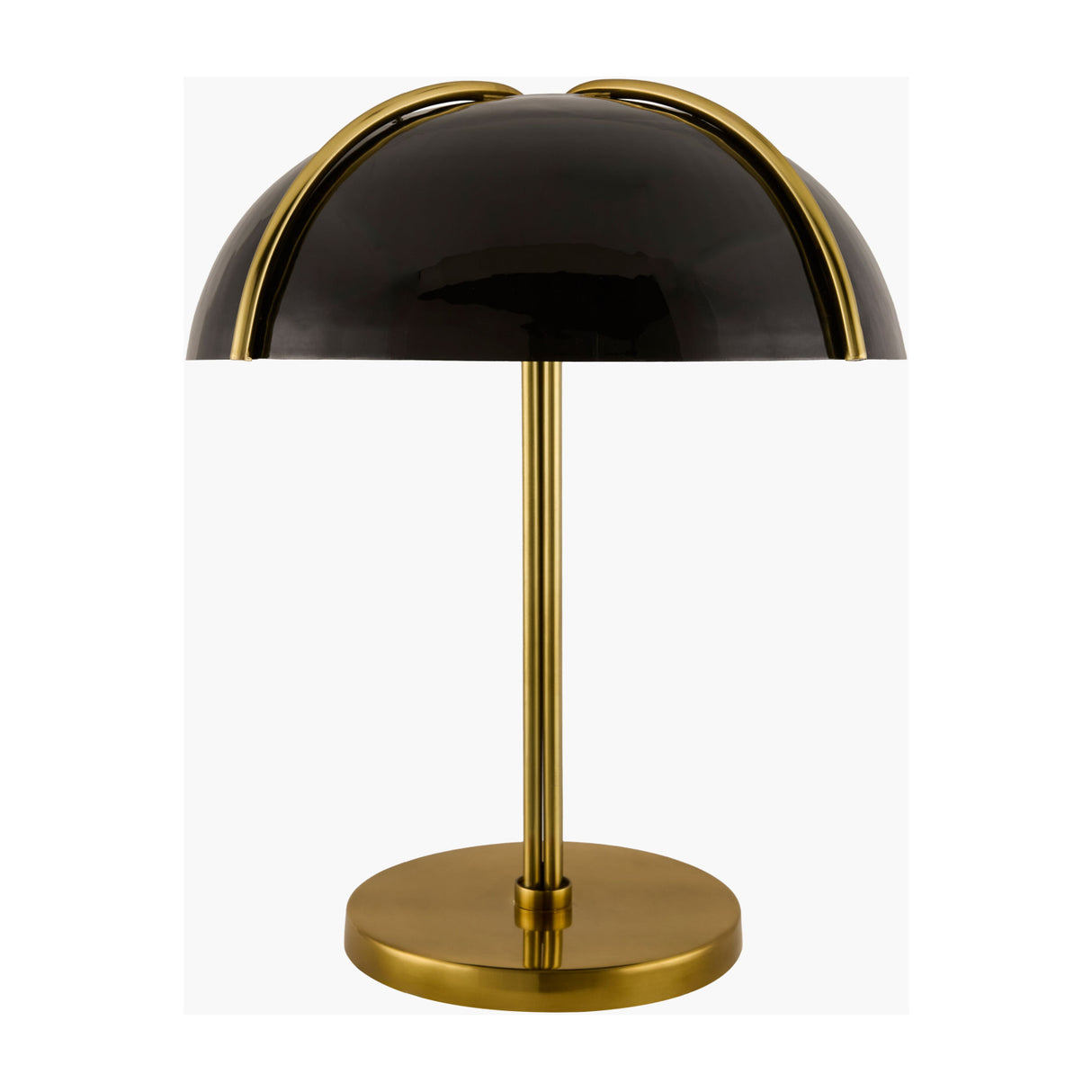 Modern European furniture - Black Metal Dome Table Lamp - www.oroa.com | Oroa.com