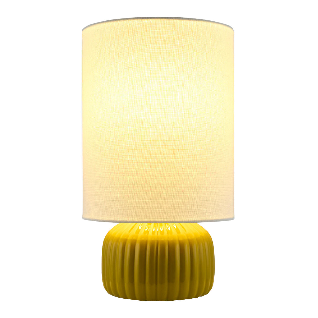 Modern European furniture - Fluted Ceramic Accent Table Lamp - www.oroa.com | Oroa.com