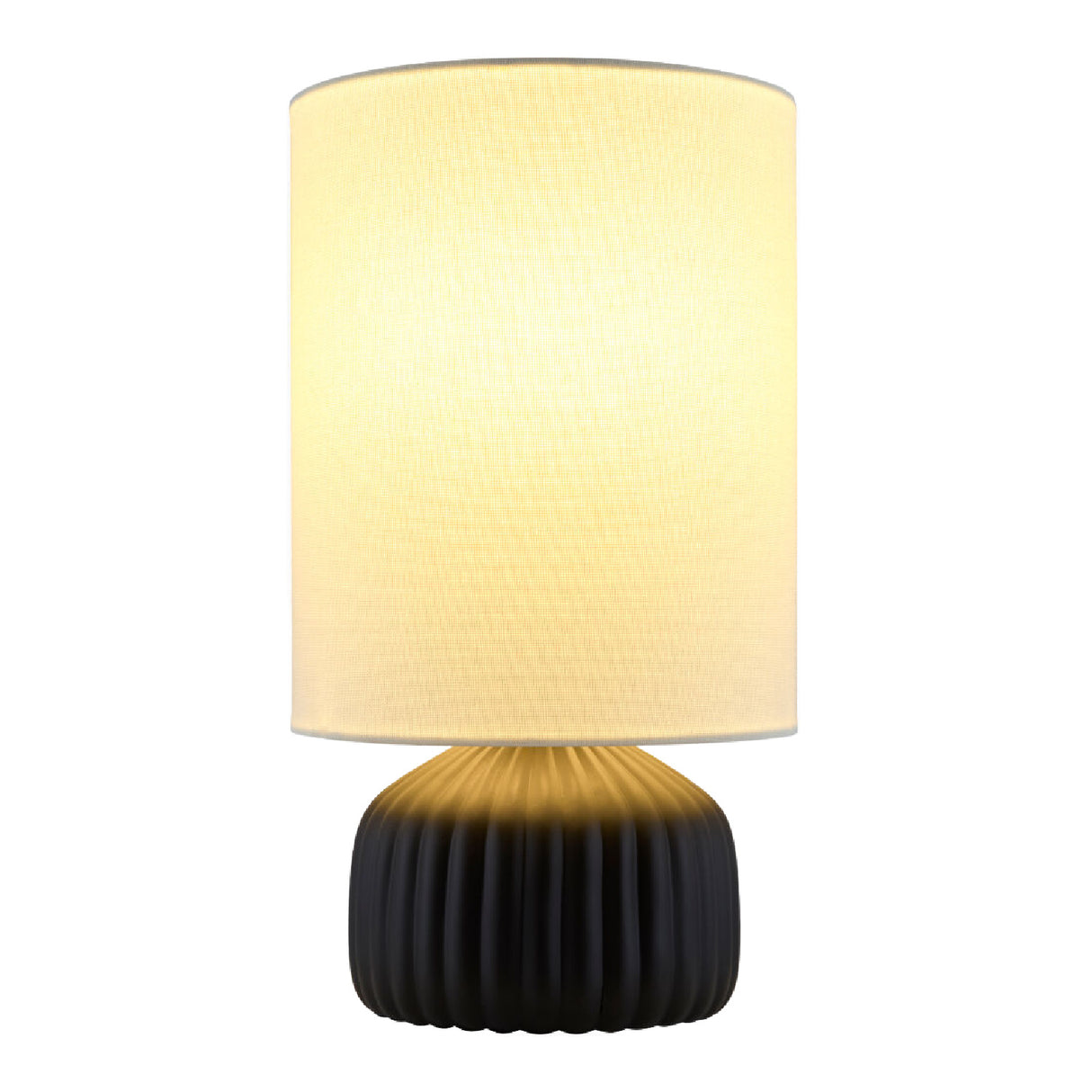 Modern European furniture - Fluted Ceramic Accent Table Lamp - www.oroa.com | Oroa.com