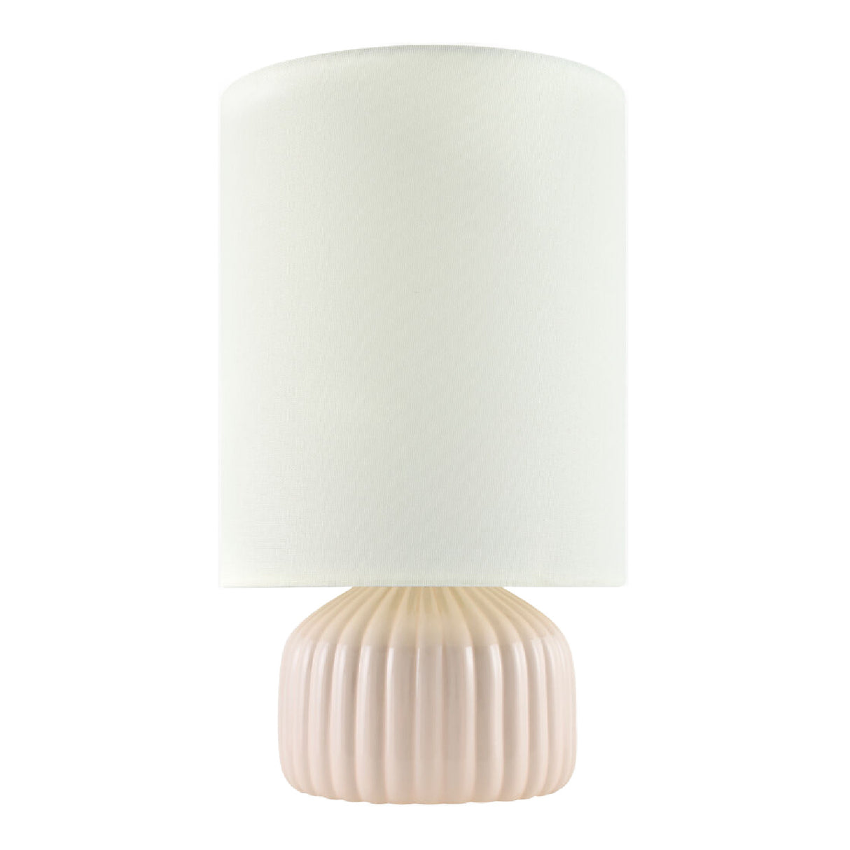 Modern European furniture - Fluted Ceramic Accent Table Lamp - www.oroa.com | Oroa.com