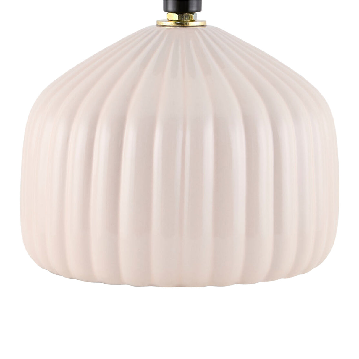 Modern European furniture - Fluted Ceramic Accent Table Lamp - www.oroa.com | Oroa.com