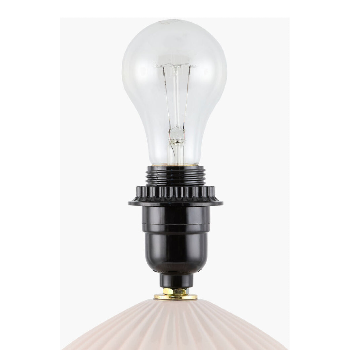 Modern European furniture - Fluted Ceramic Accent Table Lamp - www.oroa.com | Oroa.com