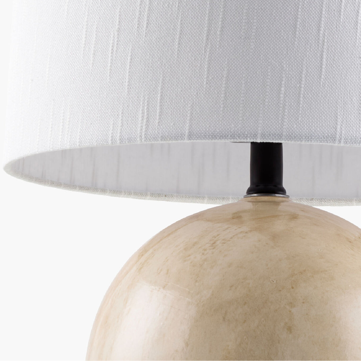 Modern European furniture - White Ceramic Sphere Table Lamp - www.oroa.com | Oroa.com