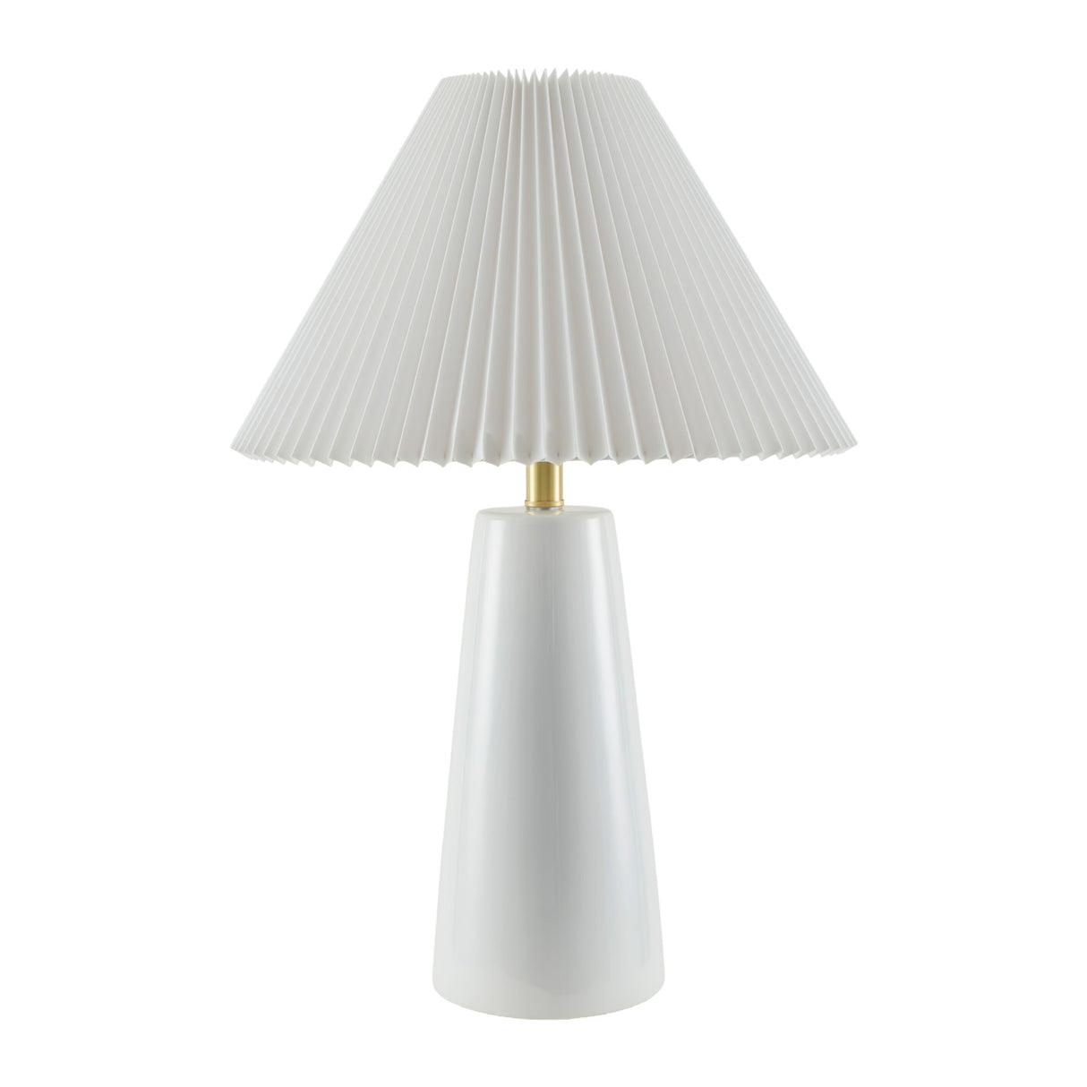 Modern European furniture - Pleated Shade Ceramic Table Lamp - www.oroa.com | Oroa.com