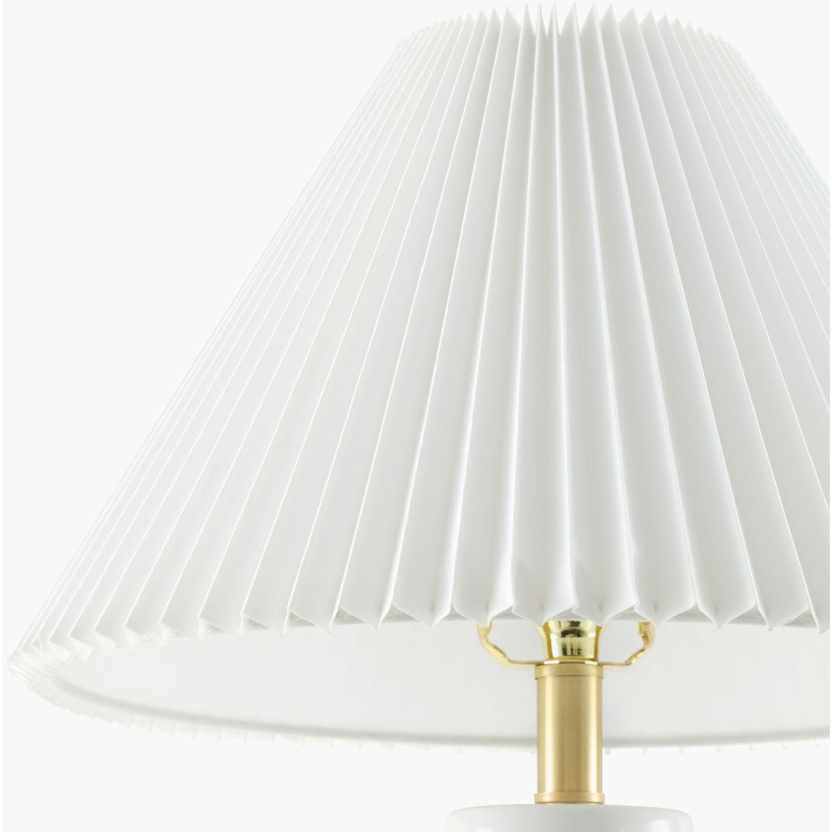 Modern European furniture - Pleated Shade Ceramic Table Lamp - www.oroa.com | Oroa.com