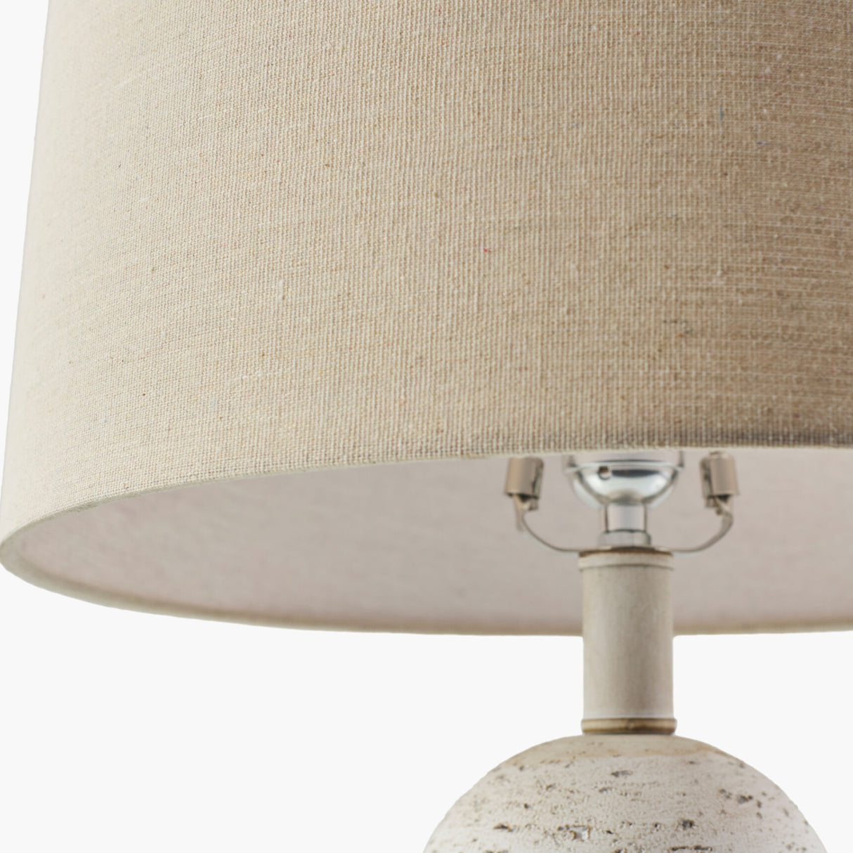 Modern European furniture - Linen Drum Shade Table Lamp - www.oroa.com | Oroa.com