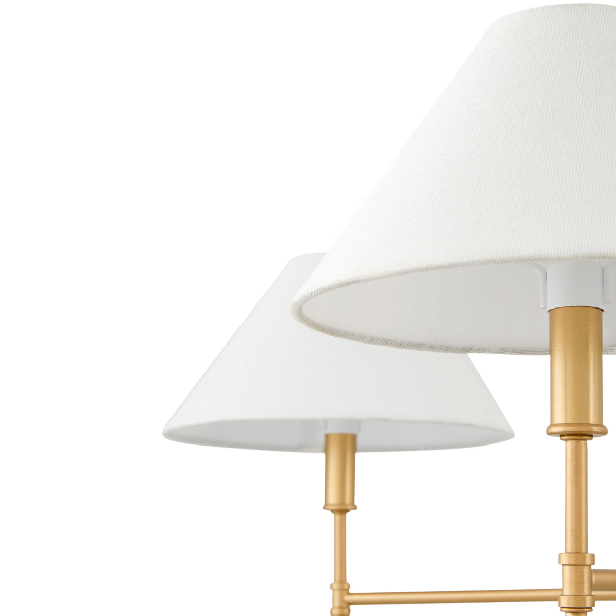 Modern European furniture - White Linen 6-Light Chandelier - www.oroa.com | Oroa.com