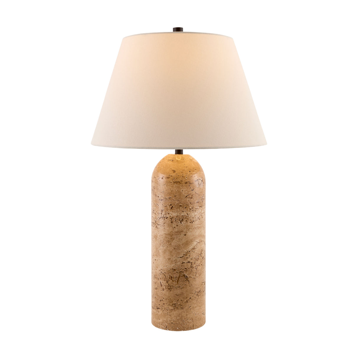 Modern European furniture - Yellow Travertine Accent Floor Lamp - www.oroa.com | Oroa.com