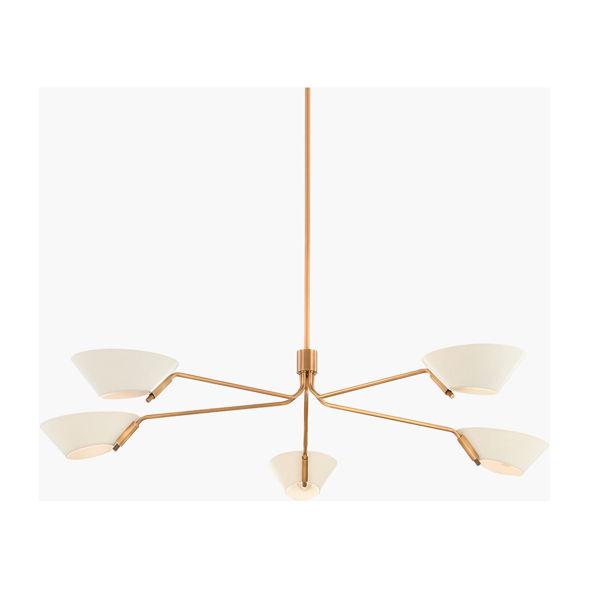 Modern European furniture - White Glass Chandelier - www.oroa.com | Oroa.com