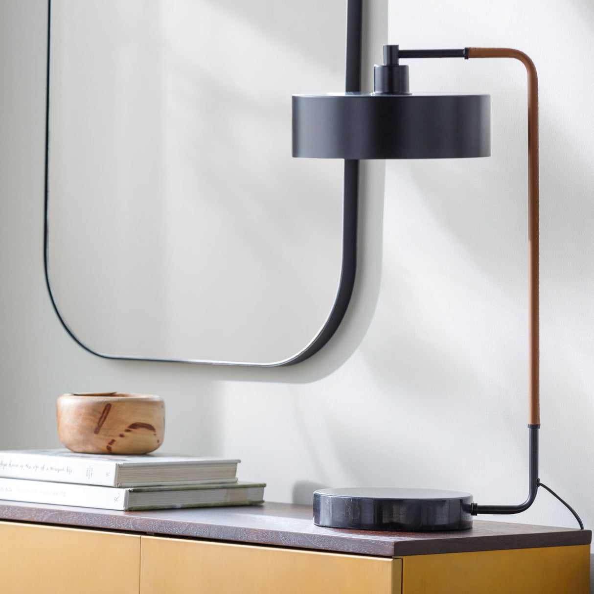 Modern European furniture - Black Metal Shade Table Lamp - www.oroa.com | Oroa.com
