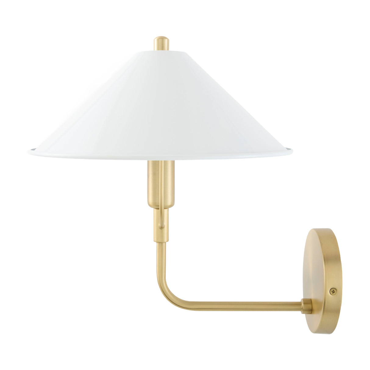 Modern European furniture - Empire White Linen Wall Lamp - www.oroa.com | Oroa.com