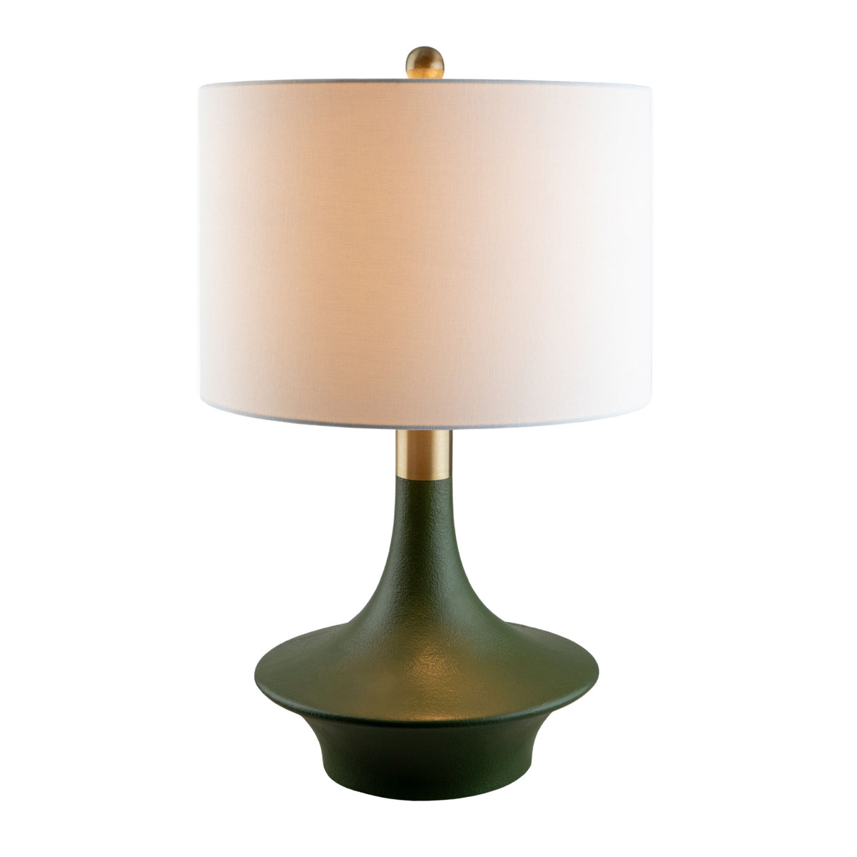 Modern European furniture - Painted Green Accent Table Lamp - www.oroa.com | Oroa.com