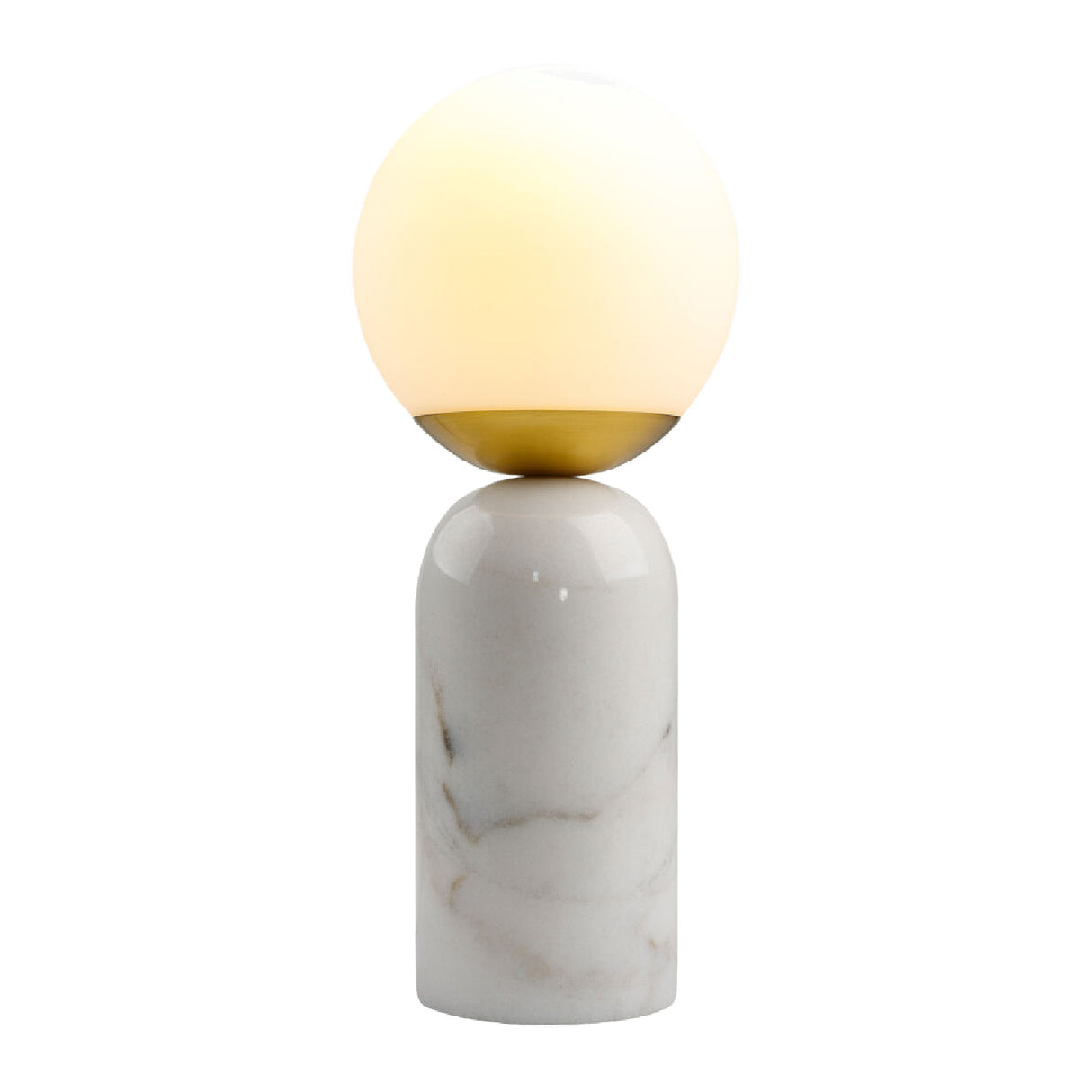 Modern European furniture - Marble White Glass Table Lamp - www.oroa.com | Oroa.com