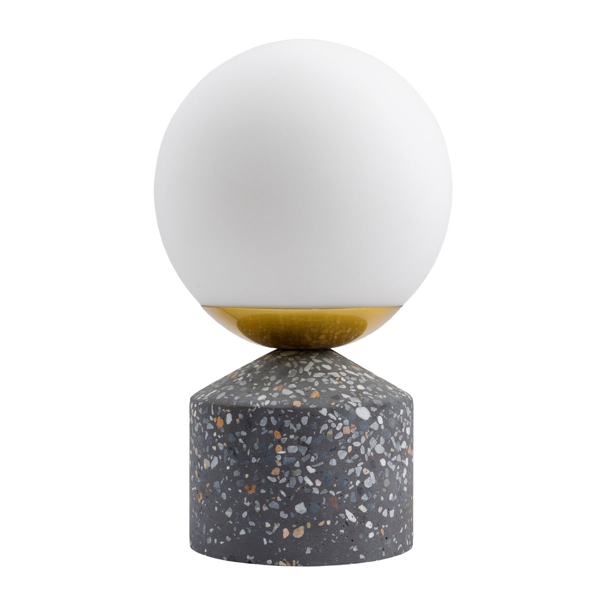 Modern European furniture - Speckled Gray Cement Table Lamp - www.oroa.com | Oroa.com