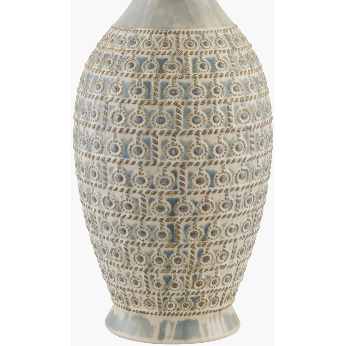 Modern European furniture - Gray Ceramic Accent Table Lamp - www.oroa.com | Oroa.com