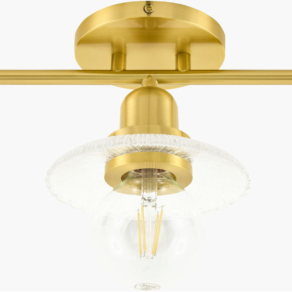 Modern European furniture - Gold Fixture Glass Wall Lamp - www.oroa.com | Oroa.com
