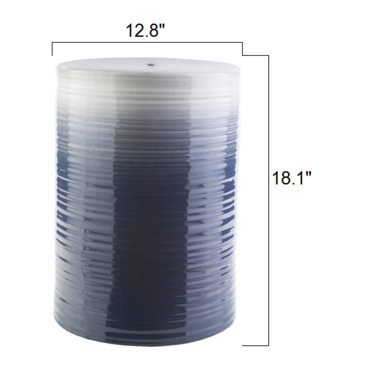 Modern European furniture - Ceramic Cylindrical Outdoor Stool - www.oroa.com | Oroa.com