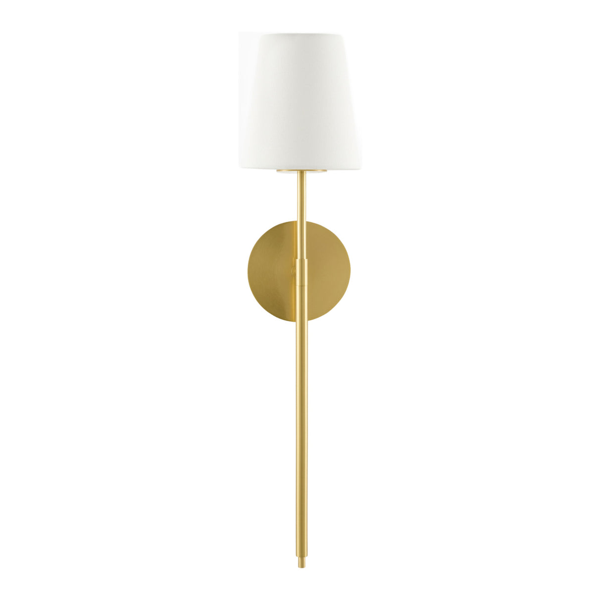 Modern European furniture - White Linen Shade Wall Lamp - www.oroa.com | Oroa.com