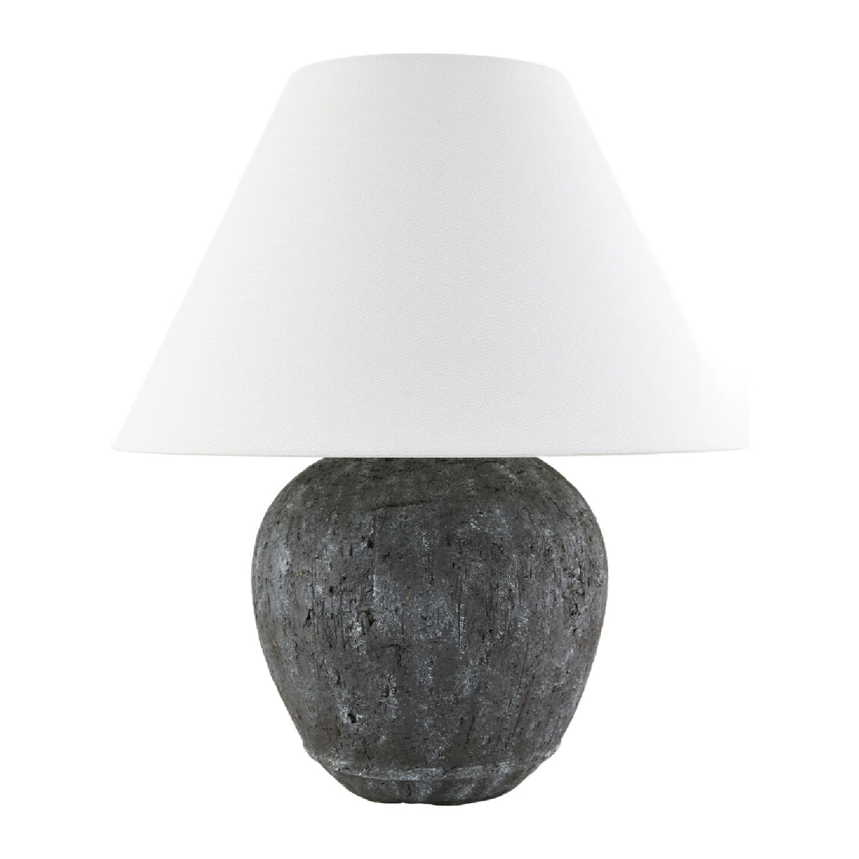 Modern European furniture - Black Cement Accent Table Lamp - www.oroa.com | Oroa.com