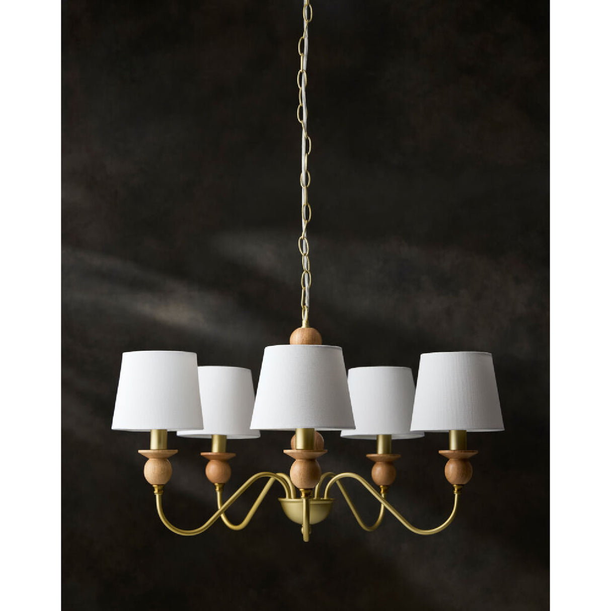 Modern European furniture - 5-Light Linen Classic Chandelier - www.oroa.com | Oroa.com