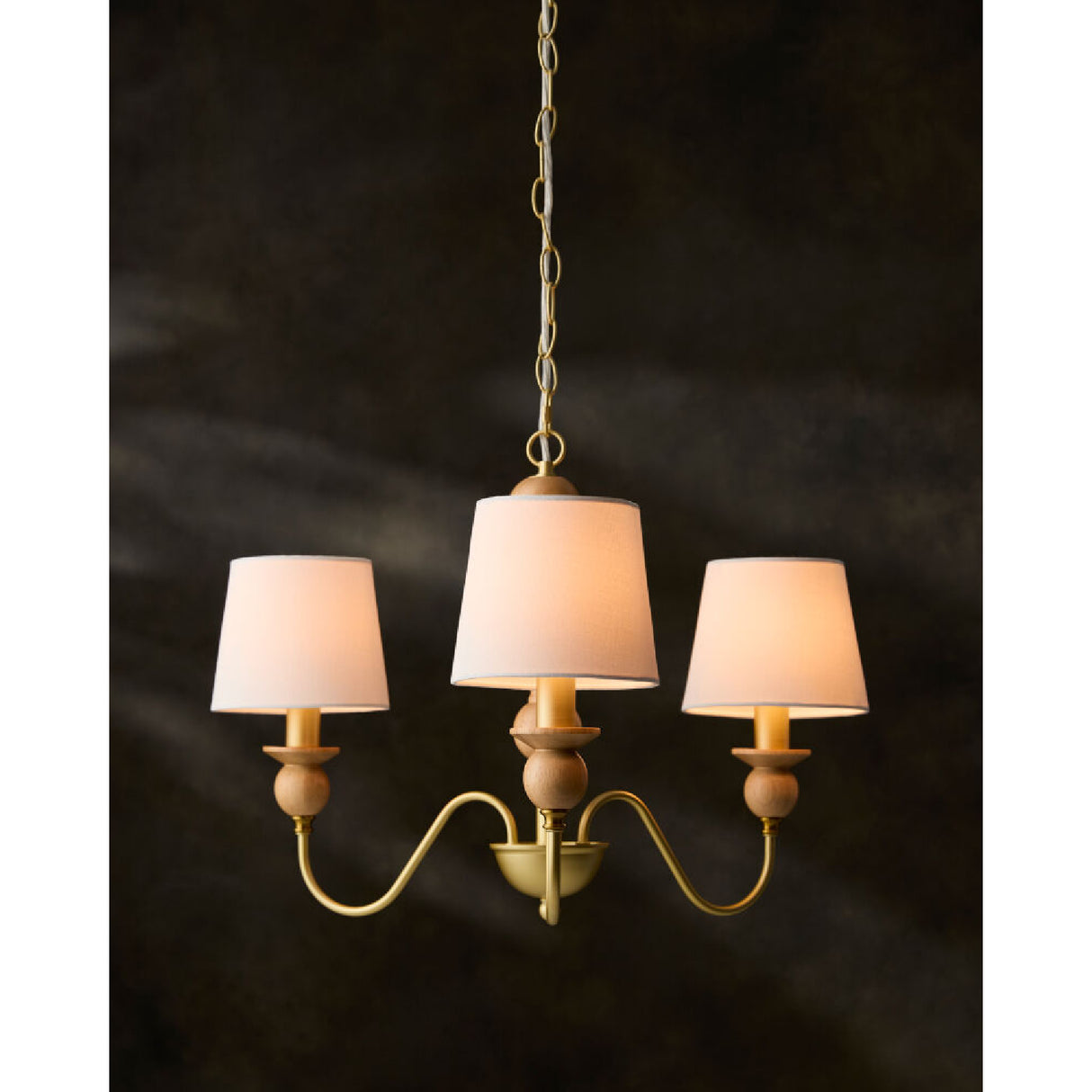 Modern European furniture - 3-Light Linen Classic Chandelier - www.oroa.com | Oroa.com