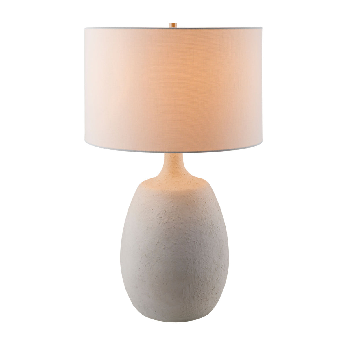 Modern European furniture - White Cement Accent Table Lamp - www.oroa.com | Oroa.com