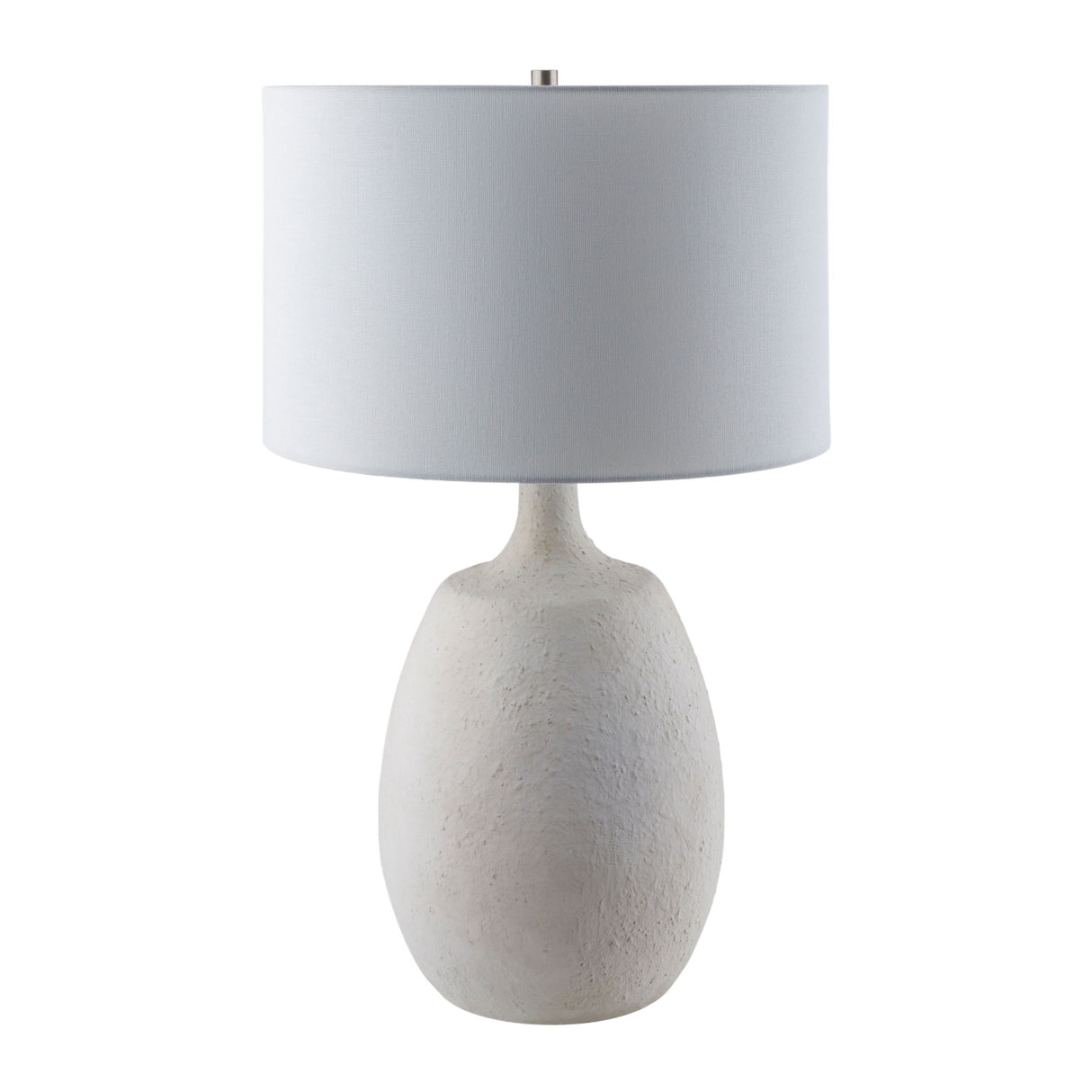 Modern European furniture - White Cement Accent Table Lamp - www.oroa.com | Oroa.com