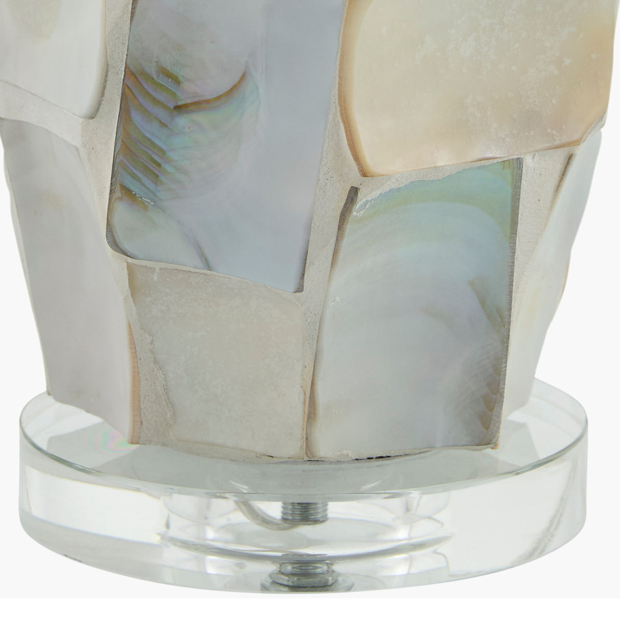 Modern European furniture - Cream Inlaid Shell Table Lamp - www.oroa.com | Oroa.com