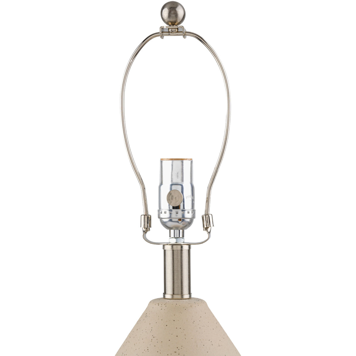 Modern European furniture - Beige Ceramic Geometrical Table Lamp - www.oroa.com | Oroa.com