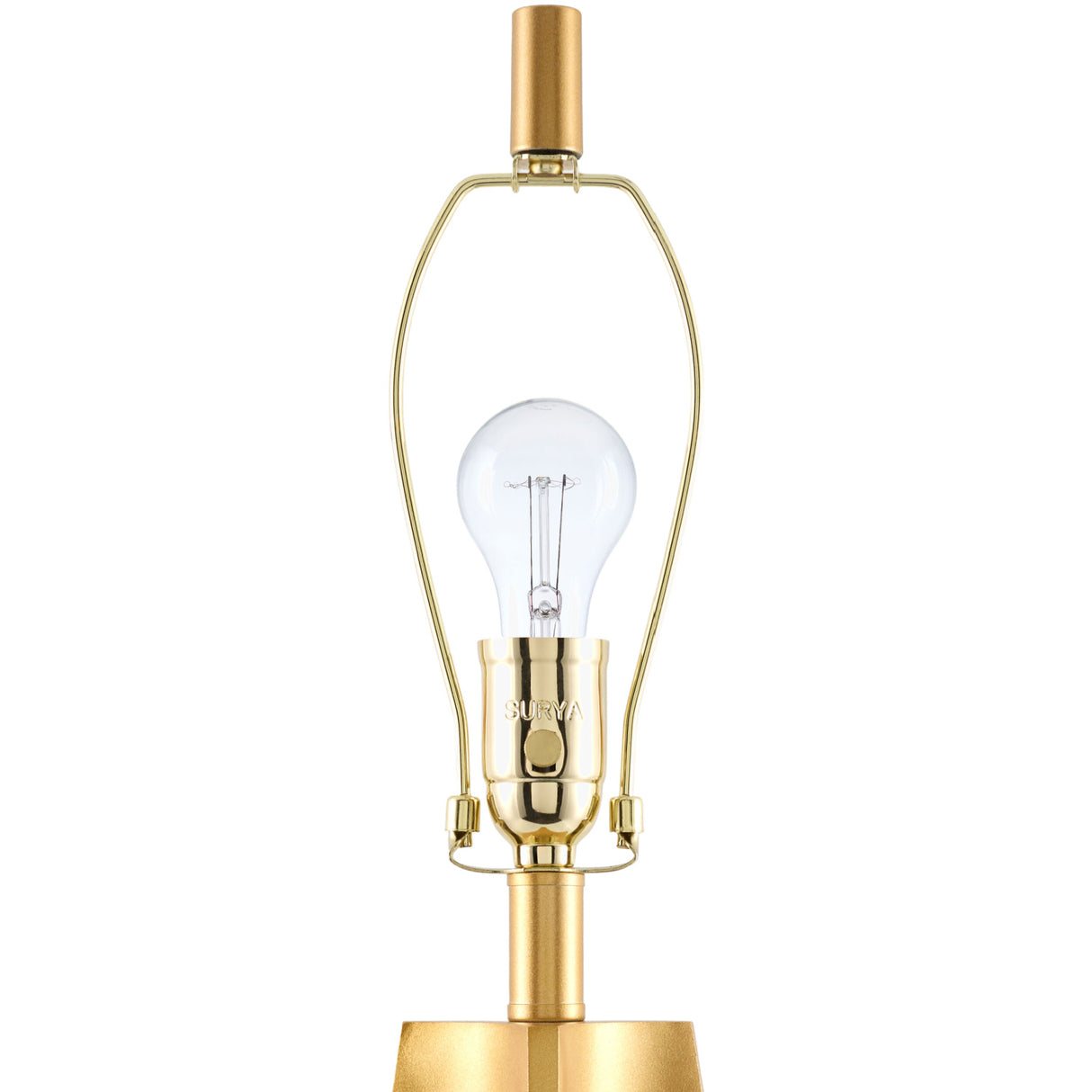 Modern European furniture - Gold Faceted Base Table Lamp - www.oroa.com | Oroa.com