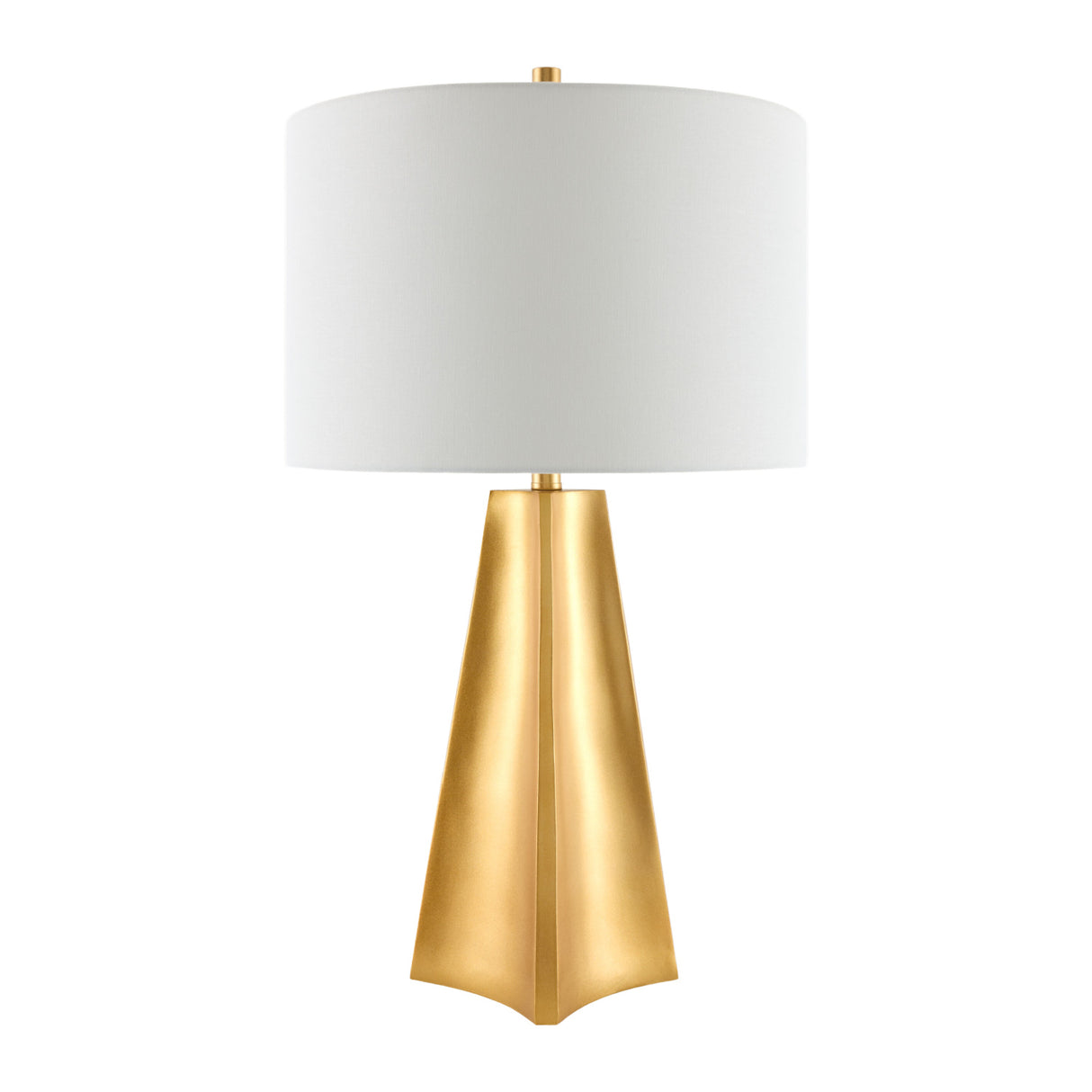 Modern European furniture - Gold Faceted Base Table Lamp - www.oroa.com | Oroa.com