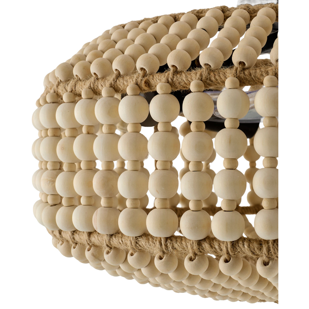 Modern European furniture - Wooden Beads 4-Light Chandelier - www.oroa.com | Oroa.com