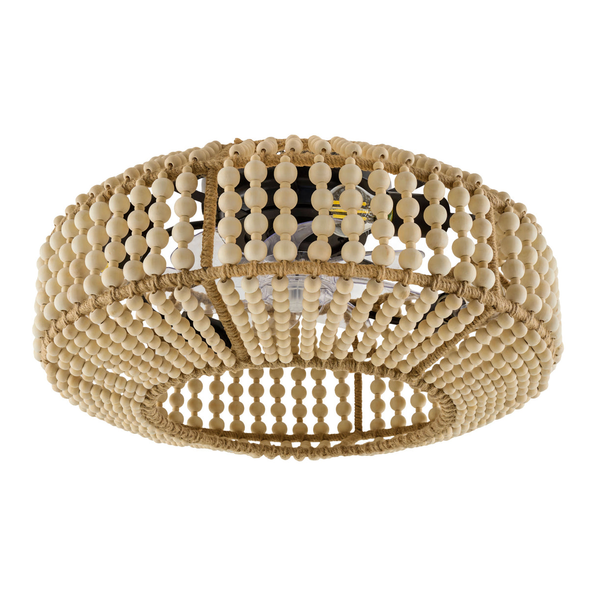 Modern European furniture - Wooden Beads 4-Light Chandelier - www.oroa.com | Oroa.com