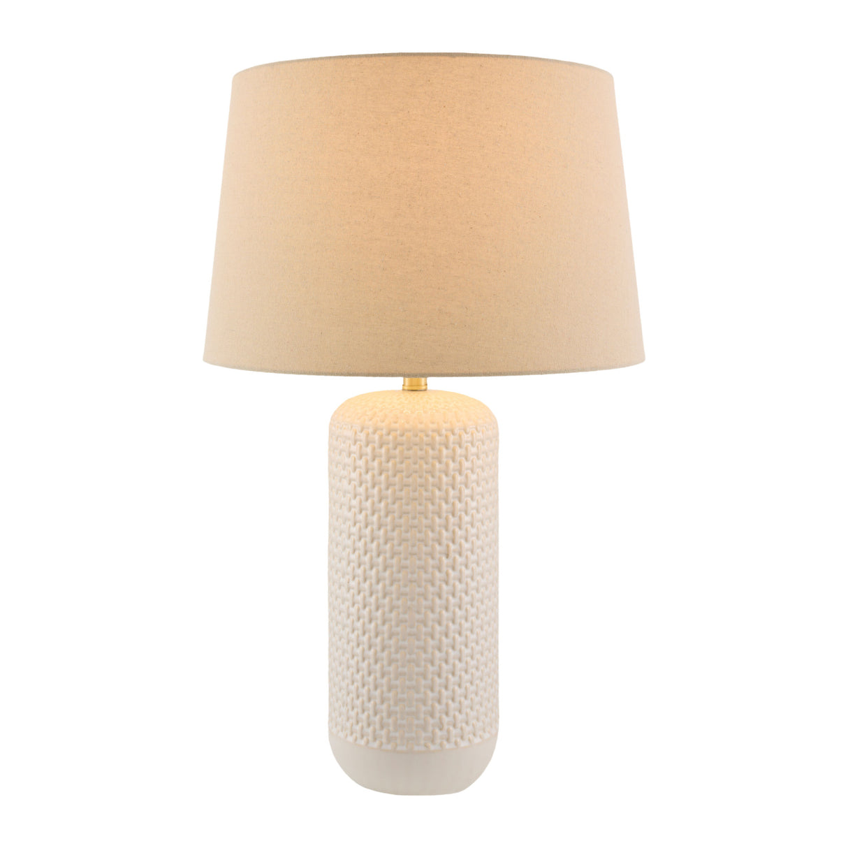 Modern European furniture - Cream Painted Ceramic Table Lamp - www.oroa.com | Oroa.com