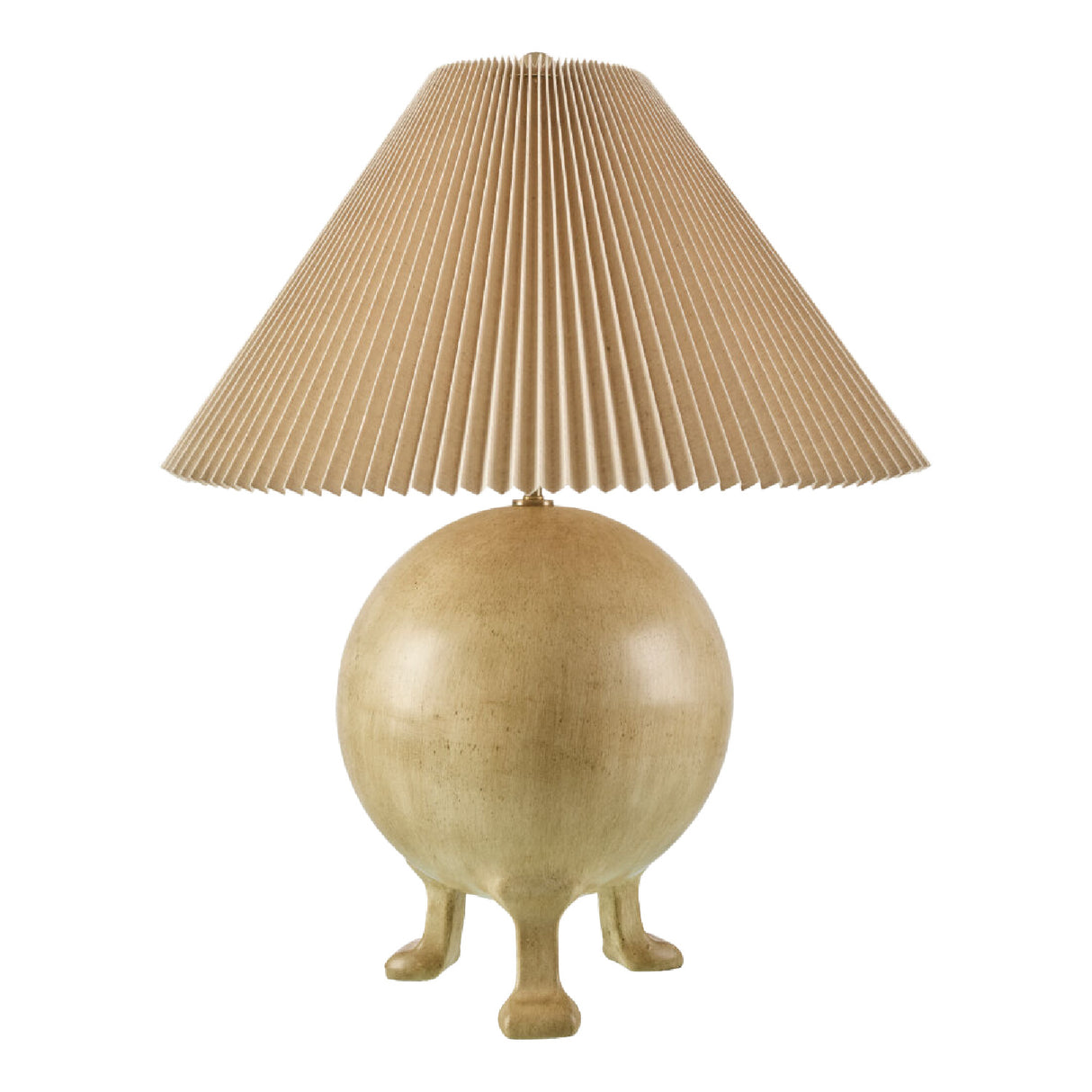 Modern European furniture - Pleated Linen Cement Table Lamp - www.oroa.com | Oroa.com