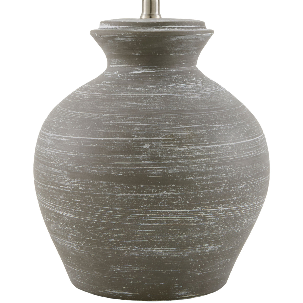Modern European furniture - Gray Ceramic Linen Table Lamp - www.oroa.com | Oroa.com