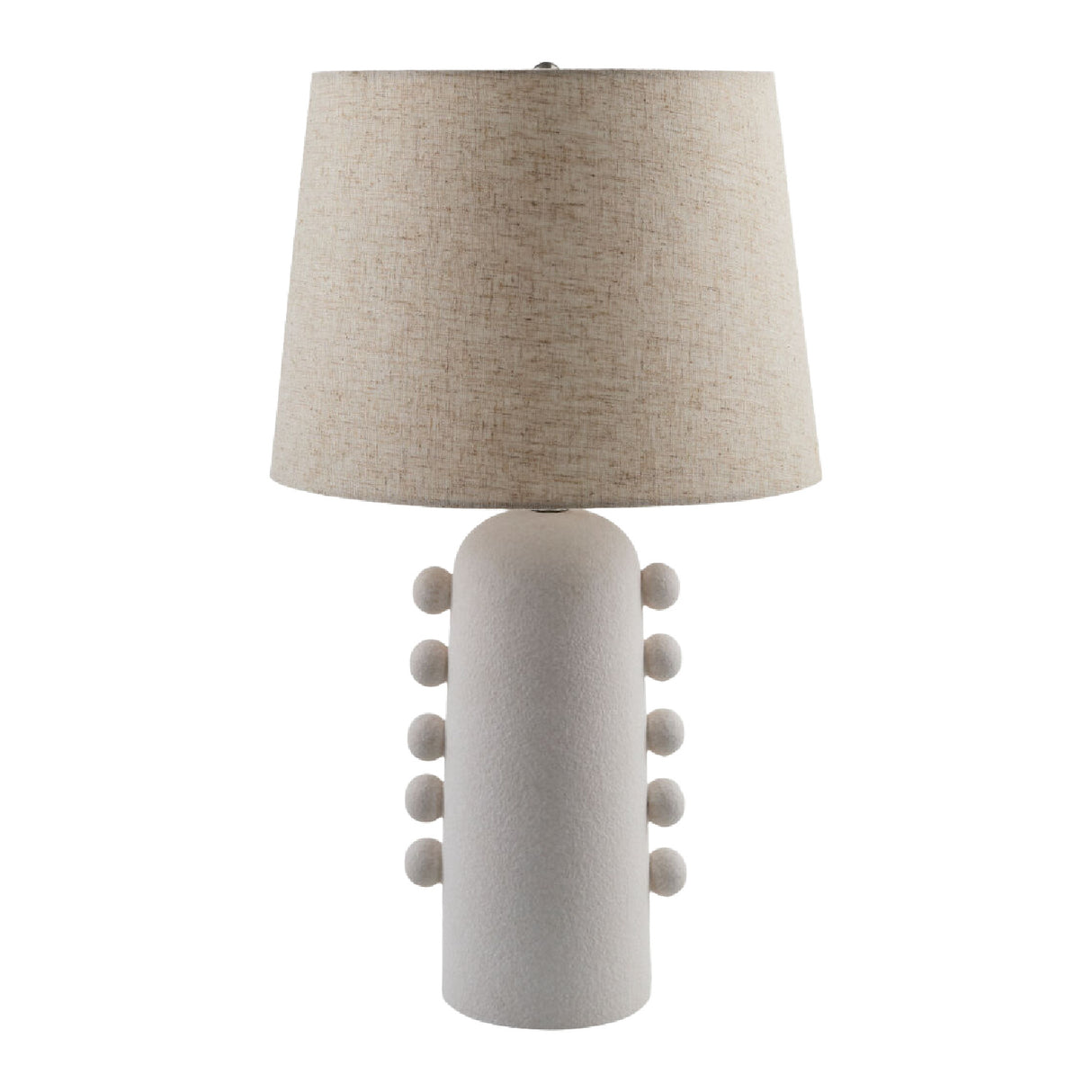 Modern European furniture - Linen Glazed Ceramic Table Lamp - www.oroa.com | Oroa.com
