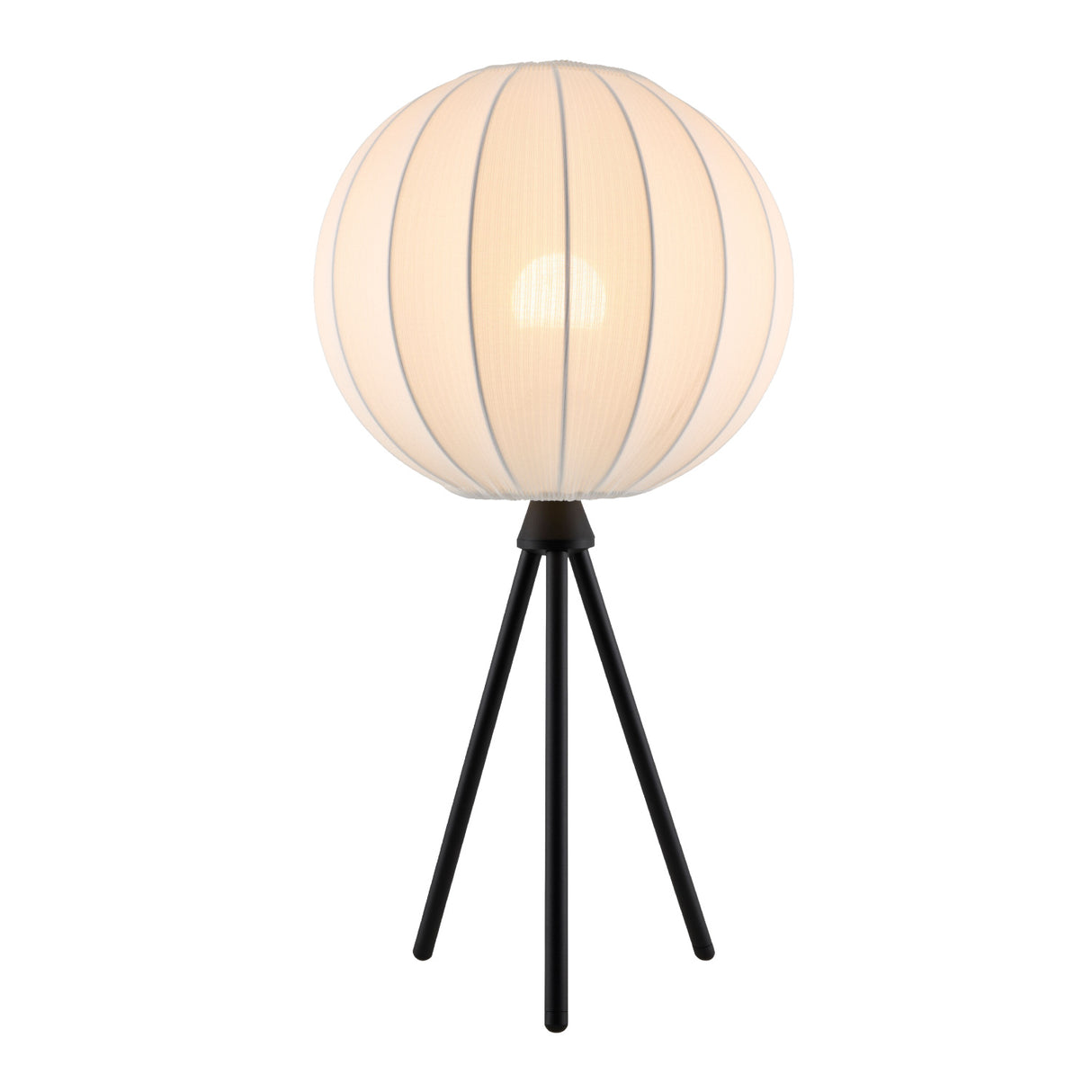 Modern European furniture - White Cotton Tripod Table Lamp - www.oroa.com | Oroa.com