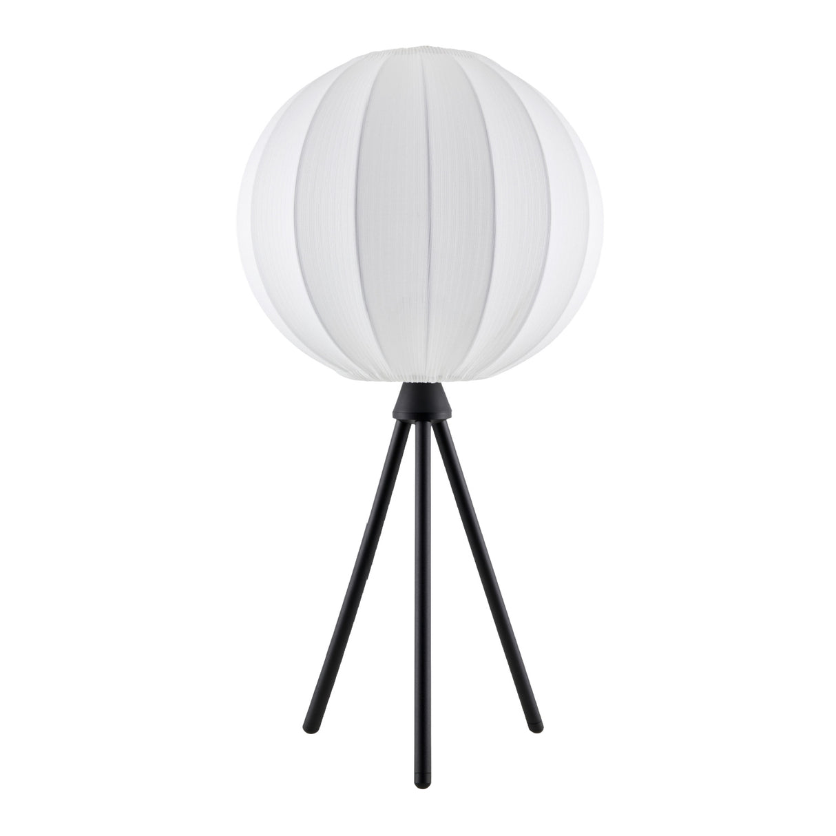 Modern European furniture - White Cotton Tripod Table Lamp - www.oroa.com | Oroa.com