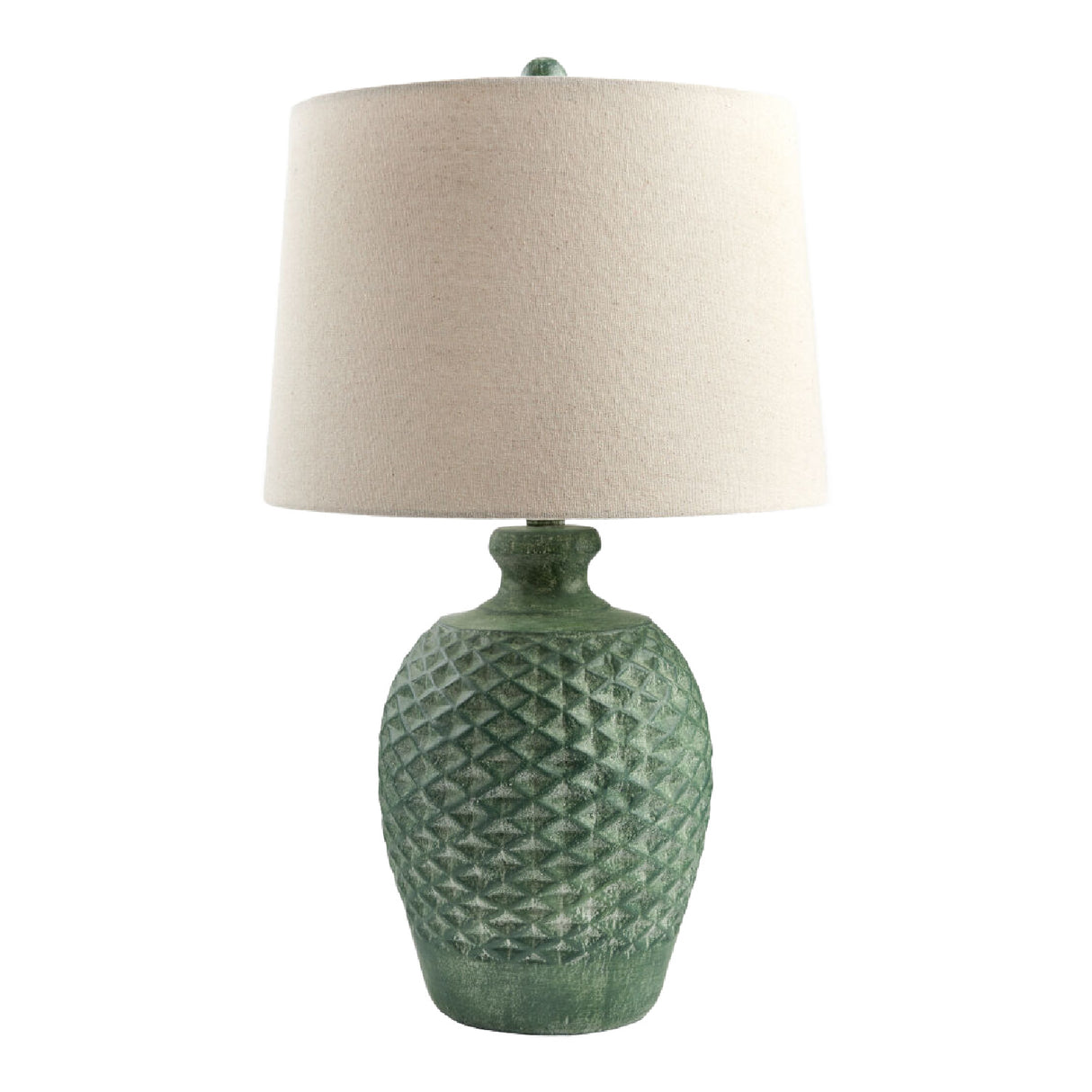 Modern European furniture - Green Cement Accent Table Lamp S - www.oroa.com | Oroa.com