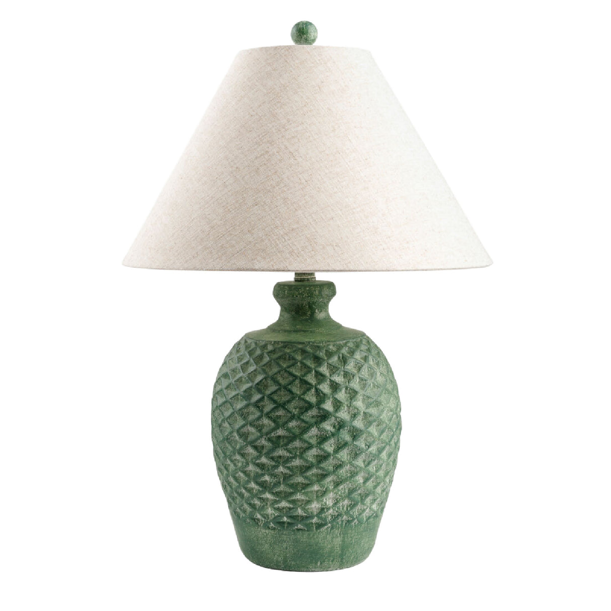 Modern European furniture - Green Cement Accent Table Lamp L - www.oroa.com | Oroa.com