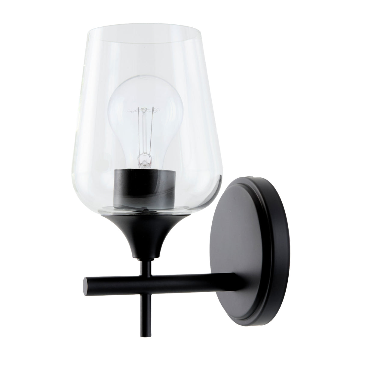Modern European furniture - Black Framed Glass Wall Lamp - www.oroa.com | Oroa.com