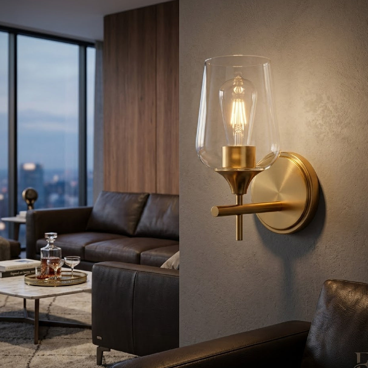 Modern European furniture - Glass Shade Wall Lamp - www.oroa.com | Oroa.com